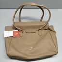 LOVEVOOK Laptop Bag for Women Soft Leather Work Bag, Office Shoulder Tote Purse Professional Briefcase with Flap Design