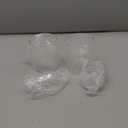 2 Pack Acrylic Qtip Holder Dispenser for Cotton Swabs, Balls, Pads, Floss Picks- Small Clear Plastic Canister Apothecary Jar Set, Bathroom Essentials Accessories Decor, Vanity Makeup Storage Organizer