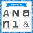 2 x 216Piece 5-Inch Bulletin Board Letters & Punctuation Set - Uppercase Alphabet, Numbers, Symbols - Pre-Cut Cardstock for Classroom, Homeschool, Teacher Decor (Black)