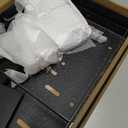 Gas Can Holder for Trailer, Fuel Jug Holder, with 4 Fixed Columns and Locking Straps, Fit for Holding Two 5 to 5.5 Gallon Gas CansCompatible with VP Racing 5.5 Gallon Fuel Cans (Black)