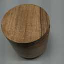 NIRMAN Acacia Wood Wooden Jewelry Boxes, Wedding Ring Jewelry Boxes for Anniversary Engagement Wedding Christmas (3" x 3" x 3.5")