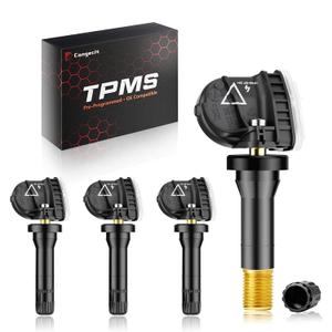433Mhz Pre-Programmed TPMS, Compatible with GMC Sierra1500 2500 3500 (2019-2022) | Acadia(2016-2022) | Buick Enclave(2018-2022), Tire Pressure Sensor OE#13598773(Set of 4)