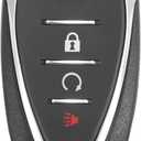 X AUTOHAUX 4 Button Car Keyless Entry Remote Control Replacement Key Fob Proximity Smart Fob HYQ4AA for Chevrolet Equinox 315MHz 46 Chip