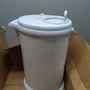 Ubbi Steel Diaper Pail, Odor Locking, No Special Bag Required, Award-Winning, Registry Must-Have, White