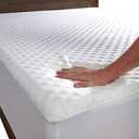 SafeRest Sleepure Waterproof Mattress Protector Full Size - Viscose Derived from Bamboo - Fitted with Stretchable Pockets - Machine Washable Cotton Full Mattress Cover for Bed