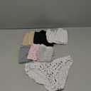 Hanes Brief Underwear, Stretch Cotton Panties for Girls, Assorted, 10-Pack (16, Black, Nude, Grey, White, Dot Print, Stripe Print, Star Print)