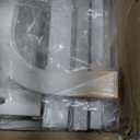 Over The Sink Dish Drying Rack, Adjustable (25.5 to 36.5 inch) 2 Tier Metal Steel Dish Drying Racks for Kitchen Counter with Hooks Paper Towel Utensil Cup Holder Sink Caddy (White)