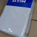 MIULEE Back Tab Light Blocking Curtains 84 Inch Length 2 Panels Set for Living Room Bedroom, Greyish White Rod Pocket/Pinch Pleated Thermal Insulated Room Darkening Blackout Curtains 84 Inches Long