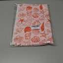 Giosve Pink Beach Kitchen Towels, Pink Starfish Seashell Oyster Coastal Beachy Hand Towels for Bathroom, Preppy Beach Decor Dish Tea Towels for Kitchen, Coastal Bathroom Decor, 16x24 Inch