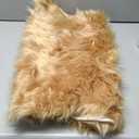 CKLZSAY Faux Fur Rug Runner 2x6 ft Brown - Machine Washable Super Soft Plush Shaggy Fluffy Area Carpet,Sheepskin Rug Fuzzy Floor Mat for Bedroom, Sofa,Living Room, Bedside, Nursery & Kids Room