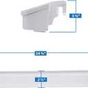 240338001 Door Bin Shelf for Refrigerator Compatible with Frigidaire or Kenmore Refrigerator Replaces PS429871, AP2115859, 240338001, 240338005 (2pack)