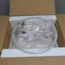 20" Small Bedside Table Lamps for Bedroom Set of 2, Modern Lamps for Night Stands, Farmhouse Table Lamps for Living Room, Home Office and Hallways,White