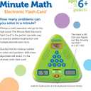 Learning Resources Minute Math Electronic Flash Card - Classroom Must Haves, Homeschool Supplies, Math Manipulatives, Multiplication Chart, Educational Toys for Toddlers, Back to School