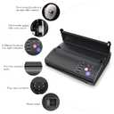 TATELF Tattoo Stencil Machine Thermal Copier Tattoo Stencil Printer with 20pcs Transfer Paper for tattooing Artists (Black)
