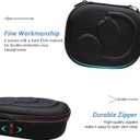 XANAD Hard Case for Bose QuietComfort, QC Ultra, QC 45, QC 35, QC45 SE, QC SE Wireless Noise Cancelling Headphones, Soundcore H30i On-Ear HeadphonesOuter Black+Inner Blue