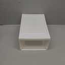 IRIS USA 4-Pack, 6 Qt. Small Stacking Drawer Storage Organizer, White