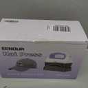 EENOUR Hat Press Machine, Mini Heat Press for Caps with 3 Heating Levels & Auto-Off, Handheld Cap Easy Press with 3"5.5" Arched Heating Plate, 2 Press Platens, A Safety Base