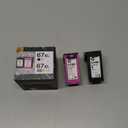  67XXL 67XL remanufactured ink cartridge replacement for HP 67 XL black and color, printer ink for HP ENVY 6000 ENVY Pro 6400 DeskJet Plus 4100 DeskJet 1200 2300 2700 series, more pages (2-pack)
