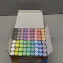 feela Sidewalk Chalk, 18 Colors 72 Pack Sidewalk Chalk Bulk Set, Jumbo Outdoor Chalk For Family, Paint on Sidewalk School Chalkboard Blackboard Street Playground