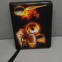 Sports Card Binder, Trading Card Binder 4 Pocket with 50 Sleeves Fits 400 Sport Cards, Sports Card Holder Binder with Zipper, Football Baseball Basketball Hockey Card Collection Storage Album (Black)