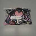 rabbitgoo Dog Harness for Large Dogs, No Pull Pet Vest with 3 Buckles, Adjustable Soft Padded Pet Harness with Easy Control Handle and Reflective Strips, Pink, L