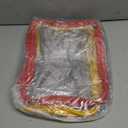 Sanwuta 3 Packs Toy Storage Bags with Zipper, Clear PVC Organizing Waterproof Toy Bags for Board Games, Building Blocks, and Kids Books(12.6 x 9 x 2.36 Inch, Red, Blue, Yellow)