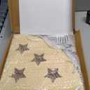 Stuffed Animal Storage Wood Corner Plush Toys Holder with Star Pattern, Length Adjustable Hanging Stuffed Animal Toy Organizer Shelf for Nursery Play Room Bedroom Kid Room