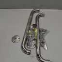 Grab Bars for Shower, 2 Pack 16-Inch Anti Slip Shower Handles for Elderly, Safety Shower Grab Bar, Stainless Steel Handicap Grab Bars for Bathroom (Polished Nickel 1" Diameter)