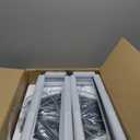 CHYING Modern Gold LED Chandelier 6 Light Foyer Chandeliers for High Ceilings 6000K Cool White Large Ceiling Pendant Light for Staircase Living Room Foyer Entryway