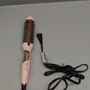 Farery Thermal Brush Extra Long Barrel, 1.5 Inch Hot Curling Wand for Big Bouncy Curls, Non-Blowing Heated Round Brush, Ceramic Curling Wand for Medium & Long Hair, 9 Adjustable Temps, Dual Voltage