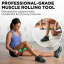 Theraband 13076 Muscle Roller Stick for Self-Myofascial Release, Deep Tissue Massage Rolling Pin, Trigger Point Release and Muscle Soreness, Old Version, One Size