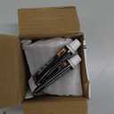 Shower Head Holder All Meta lHandheld Shower Wand Bracket Adhesive Shower Wall Mount Holder Brass Shower Spray Holder Black, Drill Free Glue Installation