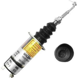 1502-12D6U2B2S2A 12V Fuel Shutoff Solenoid Valve For Woodward 307-2546 for Caterpillar Skid Steer 216 226 236 246 Perkins UB704 Engine Series