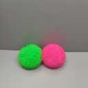 2 Pcs Puffer Ball 8 Inch Spiky Sensory Balls Bulk Bouncy Sensory Stress Relief Toy for Fun Fidget Anxiety Game Classroom Prizes Party Favors (Rose Red, Green)