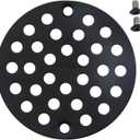 Moen 102763WR 4-Inch Screw-In Shower Strainer Drain Cover, Wrought Iron
