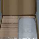 Wedding Table Numbers 1-15, Acrylic Arch Signs with Natural Wood Stands Holders, Rustic Table Decor for Reception & Parties (Frosted White)