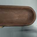 Decorative Wooden Dough Bowls, Long Natural Root Hand Carved Bowl Large Bread Shaped Wooden Tray, Rustic Centerpiece Dining Room Table Centerpiece Potpourri Decor Display Bowl 23"x6"x2"