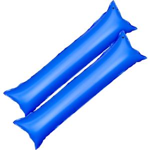 Pool Mate 4 ft. x 15 ft. 2-Pack Premium Pool Pillow for Winterizing Above Ground Pools, Premium Double Seams, .42 MM Thick Vinyl, Easier-to-Use Boston Valve, 4 Reinforced Grommets, 50 ft. Rope