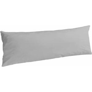 Grey Body Pillow Cover, Soft Breathable Pillow Covers with Envelope Closure Decorative Pillow Shams for Bed Sofa Couch Chair Pure Color Farmhouse Minimalist Art 20""x54"", Gray