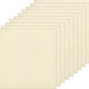 MECCANIXITY 10pcs Basswood Sheet 4 x 4 x 3/16 Inch Unfinished Wood Boards Plywood for Crafts Laser Cutting with Smooth Surfaces