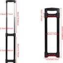 Travel Suitcase Telescopic Handle Replacement Spare Parts Suitcase Pull Drag Rod (R003#)
