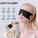 9 Pcs Sleep Masks for Women, Men, Light Blocking Eye Mask for Sleeping, Breathable Blackout Sleeping Mask with Zero Pressure Design, Comfort Fit for Side/Back/Stomach Sleepers, Travel and Yoga