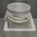 vancasso Ceramic Plant Pots, 8.25 Inch Ceramic Pot for Plants, Planters Pots for Indoor Plants with Drainage Holes, Flower Pot for Indoor House Plant, White