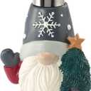 Avanti Linens - Lotion Pump/Soap Dispenser, Christmas Bathroom Decor (Winter Wonderland Gnome Collection)