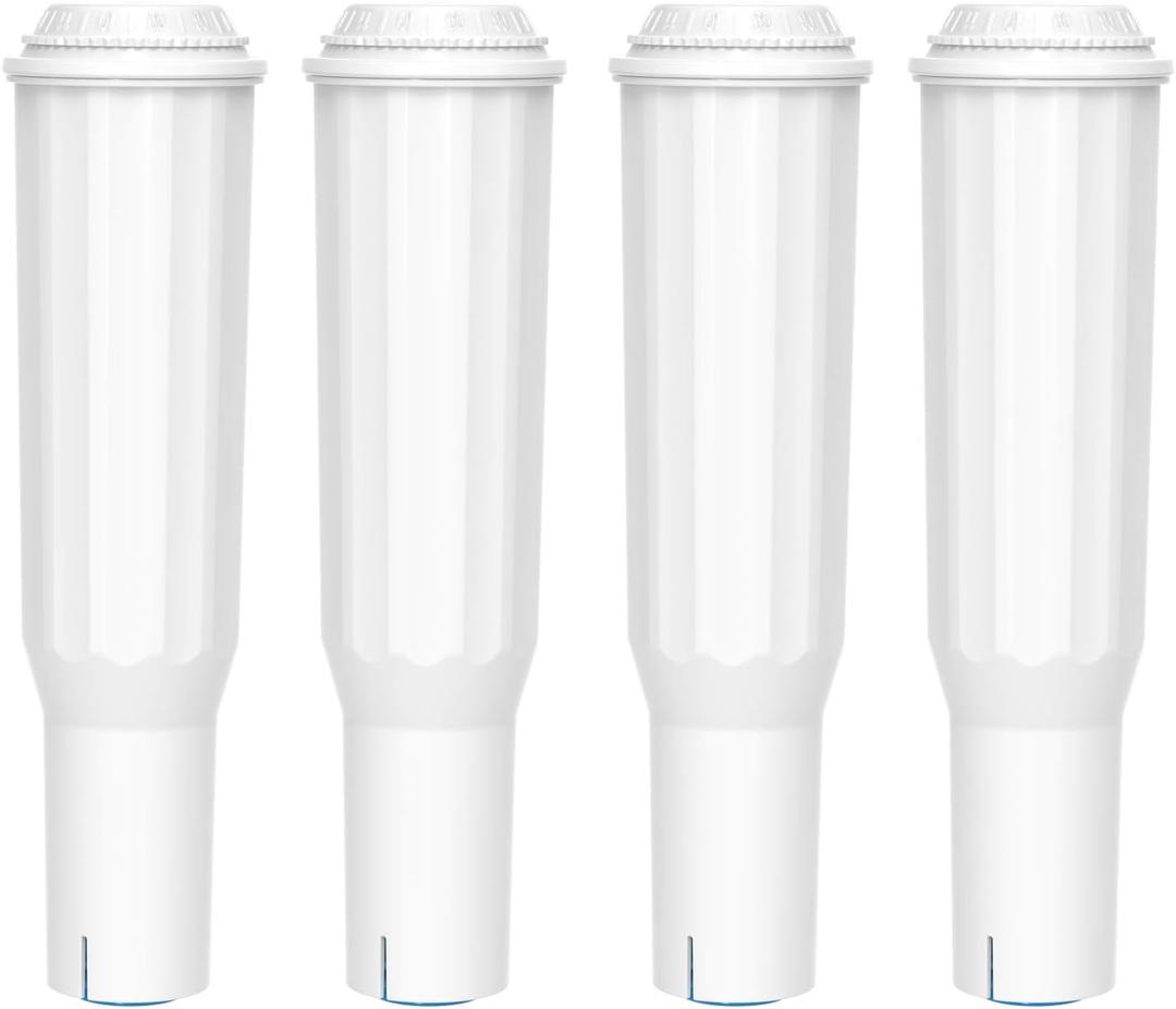 Coffee Machine Filter, Replacement for Jura Clearyl White, 64553, 7520, 60209, Compatible with Jura F7, F8, Z5 Automatic Coffee Machine Including Various Models of Nespresso, Impressa, 4 Pack