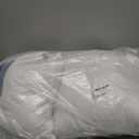 MIULEE 18x18 Pillow Inserts, Set of 2 Down Feather Throw Pillows for Couch Sofa Bed, Decorative Fluffy Throw Pillow Inserts Cotton Fabric,White