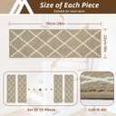COSY HOMEER Edging Stair Treads Non-Slip Carpet Mat 28inX9in Indoor Stair Runners for Wooden Steps, Stair Rugs for Kids and Dogs, 100% Polyester TPE Backing 15pcs, Beige