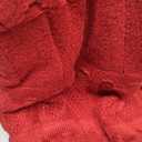 Wenrine Womens Long Sleeve Sweater Dress Knit Crochet Casual A Line Flowy Skater Mini Dresses (Burgundy) Small