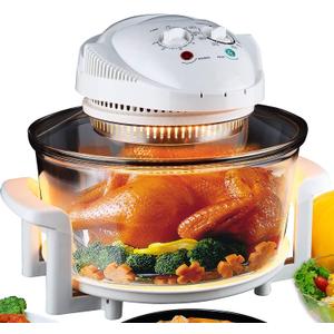 Electric Air Fryer Turbo Convection Oven Roaster Steamer,Halogen Oven Countertop Great for French Fries & Chips