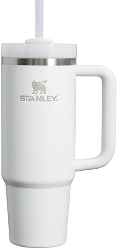 STANLEY Quencher H2.0 Tumbler with Handle and Straw 30 oz | Flowstate 3-Position Lid | Cup Holder Compatible for Travel | Insulated Stainless Steel Cup | BPA-Free | Frost